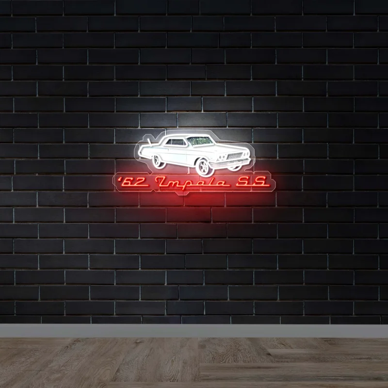 ’62 Impala S.S – Premium Neon Artwork