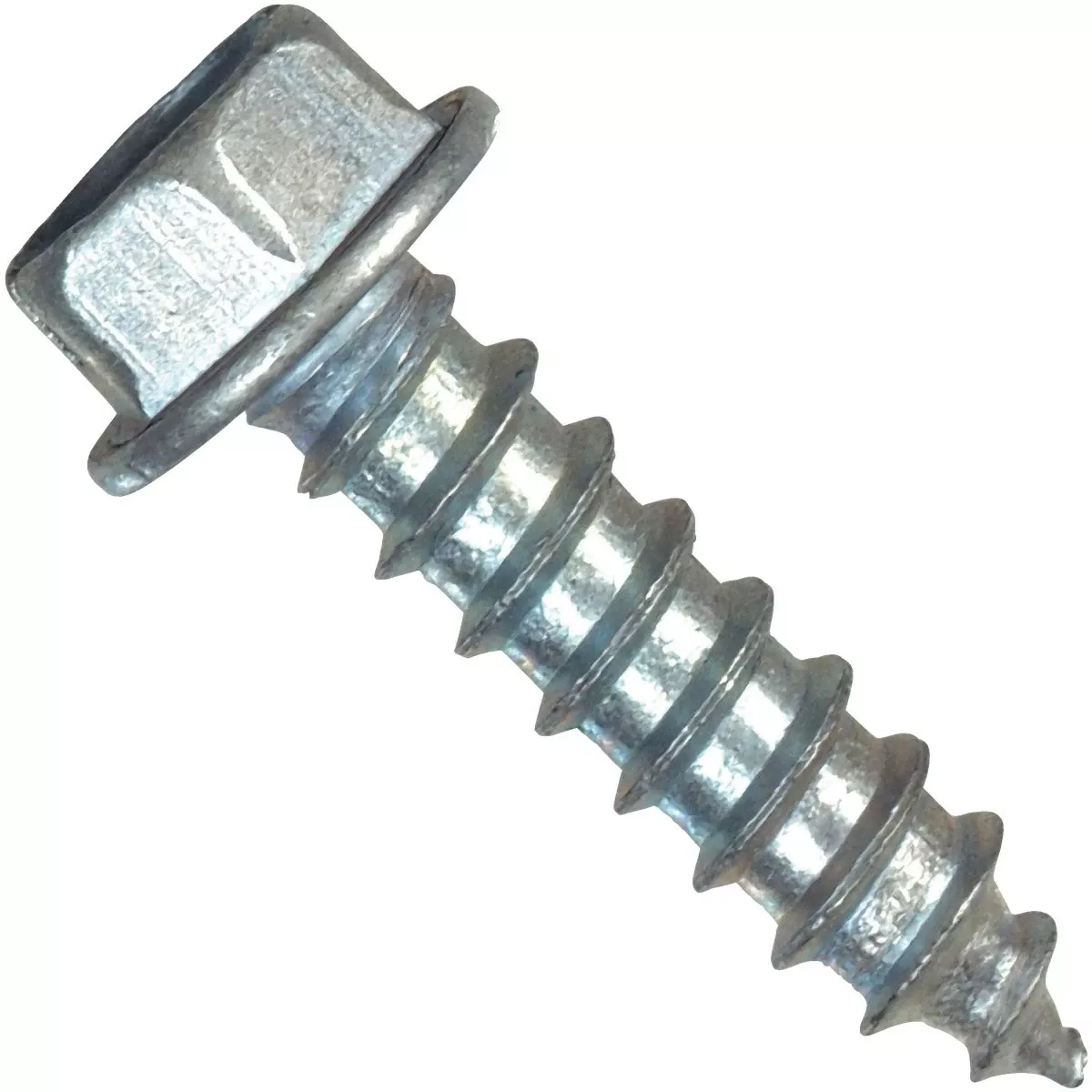 No. 14 Ga. X 1-1/2 In. L Slotted Hex Washer Head Sheet Metal Screws 100 Pk