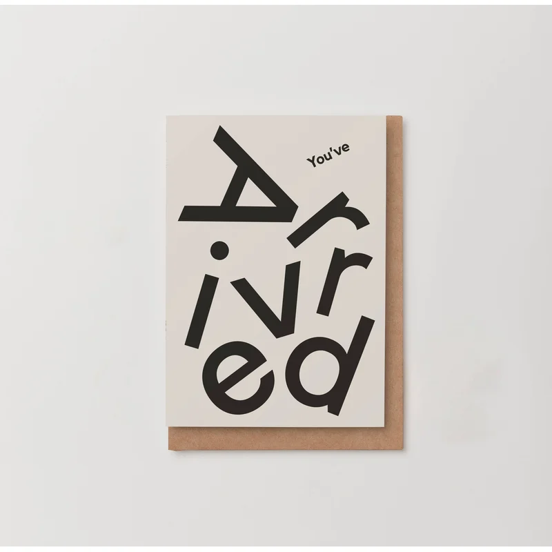 ‘You’ve Arrived’ New Baby Card